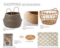 Shoppinglijst met voorbeelden van accessoires die in de serre gebruikt kunnen worden